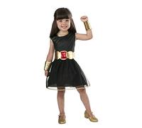 Rubie's Official Marvel Avengers Black Widow Tutu Dress Childs Costume, Kids Superhero Fancy Dress