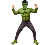 Rubie's Official Marvel Avengers Endgame Hulk Deluxe Childs Costume, Kids Superhero Fancy Dress