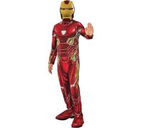 Iron Man Boys Costume Mark 50 Marvel Superhero Fancy Dress Outfit + Mask