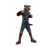 Rubie's Official Marvel Avengers Endgame Rocket Raccoon Deluxe Childs Costume, Kids Superhero Fancy Dress