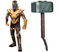 Rubie's Official Marvel Avengers Endgame Thanos Deluxe Childs Costume, Kids Superhero Fancy Dress