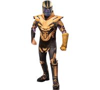 Rubie's Official Marvel Avengers Endgame Thanos Deluxe Kids Costume 700672_L - 3D Padded Jumpsuit with Gauntlets, Tabard, Mask & Boot Tops