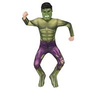 Rubies Official Marvel Avengers Hulk Classic Childs Costume, Kids Superhero Fancy Dress, Small Age 5-6, Green Halloween Halloween