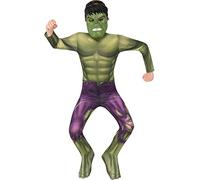 Rubies Official Marvel Avengers Hulk Classic Childs Costume, Kids Superhero Fancy Dress, Small Age 5-6, Green Halloween Halloween