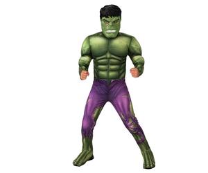 Rubie's Official Marvel Avengers Hulk Deluxe Child Costume, Kids Superhero Fancy Dress