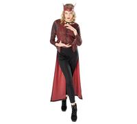 Rubies Official Marvel Dr Strange in the Multiverse of Madness Scarlett Witch Deluxe Ladies Costume, Adult Fancy Dress - Medium Halloween Halloween