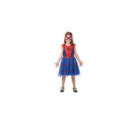 Rubie's Official Marvel Spider-Girl Deluxe Child's Costume, Superhero Fancy Dress, Child's Size Large Age 7-8, Height 128 cm