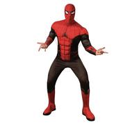 Rubies Official Marvel: Spider-Man 3 No Way Home Adult Deluxe Costume Jumpsuit and Fabric Mask, Standard Halloween Halloween