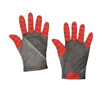 Rubies Official Marvel Spider-Man 3 No Way Home Kids Dress Up Gloves Version 3, One Size Red/Black Halloween Halloween