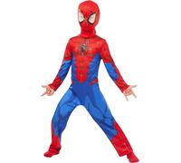 Rubies 640840l Spiderman Marvel Spider-Man Classic Child Costume, Boys, L (7-8 Years/128 cms) Halloween