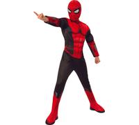Rubies Official Marvel Spider-Man, Deluxe Child Costume - Medium Age 5-6, Height 116 cm, Red Halloween