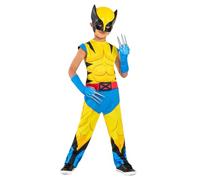 Rubies Official Marvel Wolverine Childrens Costume, Kids Fancy Dress, Size 9-10