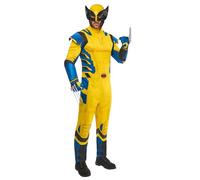 Rubies 1001390M Deadpool Wolverine Adult Fancy Dress, Men, Multicoloured, M Halloween