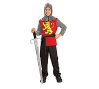Rubies Official Medieval Lord Costume Boys Small, Red, Yellow, Silver Halloween