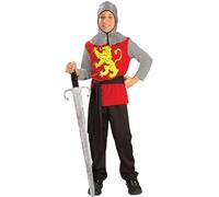 Rubie's Official Medieval Lord Costume Boys Large, Red, Yellow, Silver Halloween