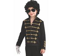 Rubie's Official Michael Jackson Black Military Jacket Costume Child Small S