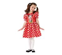 Official Kids DISNEY MINNIE MOUSE Fancy Dress Costume Child Girls Polka Dot Red