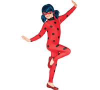 Rubies Official Miraculous Ladybug Childs Costume and Eye mask, Superhero, Childs Size Age 9-10 Halloween, World Book Day