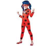 Rubies Official Miraculous Ladybug Deluxe Childs Costume and Eye mask, Superhero, Childs Size Medium Age 5-6 Halloween