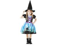 Rubie's Costume – Moonlight Witch – Girls – Includes Hat – Size Medium (Age 5-6 Years)