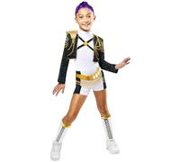 Rubies Official Netflix K-Pop Demon Hunters Deluxe Rumi Golden Child Costume, Kids Fancy Dress, Size Age 6+ Years