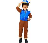 Rubies Official Paw Patrol Chase Toddler Costume, Kids Fancy Dress, Size Age 3-4 Years Halloween