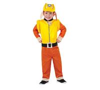 Rubie's Official Paw Patrol Rubble Costume Jumpsuit - Childs Small