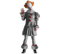 Rubies Official Pennywise IT (2017 Movie), Adult Grand Heritage Super Deluxe Hallloween Clown Costume, Mens Size X-Large,Multicolour
