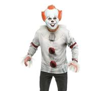Rubie's Official Pennywise IT Movie Clown Costume, Adult Top and Mask Set, (2017 Film Version)