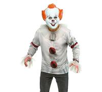 Rubie's Official Pennywise IT Movie Clown Costume, Adult Top and Mask Set, (2017 Film Version)