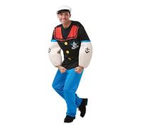 Rubie's Official Popeye the Sailor Costume, Cartoon Character Fancy Dress, Adult Size Mens Standard/Medium Halloween
