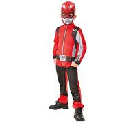 Rubies Official Power Rangers, Beast Morphers Costume - Red Ranger Classic Childs Costume Small, 3-4 years