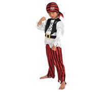 Rubies Official Children's Raggy Pirate Boy - Fancy Dress Costume, 128 cm - Large, 7-8 Years Halloween, World Book Day