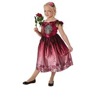 Rubies Official Rags and Roses Halloween Gothic Bride Girls Costume, Childs Size Medium 5-6 Years