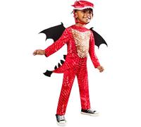 Rubies Official Red Dragon Child Costume, Size 5-6 Years Halloween