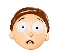 Rubie's Official Rick and Morty, Morty Vacform Mask, Adult Fancy Dress Accessory Halloween Halloween