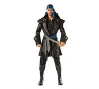 Rubies Official Rum Runner Pirate Costume, Mens Blackheart Pirate Theme Fancy Dress, Mens Size Standard Halloween Halloween