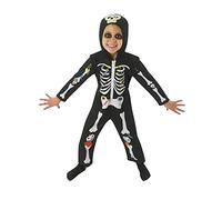Rubie's Official Skeleton Costume Unisex, Younger Child