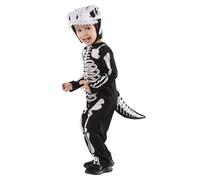 Rubies Official Skeleton Dinosaur Costume, Kids Fancy Dress, Size Age 3-4 Years