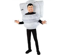 Rubies Official Skibidi Inflatable Toilet Child Costume, Kids Fancy Dress, One Size