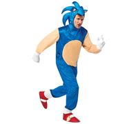 Rubies Official Sonic the Hedgehog Deluxe Adult Fancy Dress Costume Size M