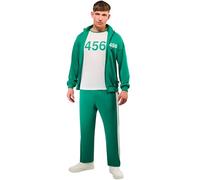 Rubies Official Squid Game Player 456 Deluxe Costume Adult Fancy Dress, Size Large