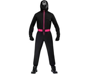 Rubies Official Squid Game Supervisor Deluxe Adult Costume, Adult Fancy Dress