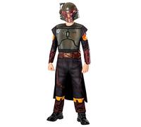Children's Official Deluxe Star Wars Boba Fett Action Halloween Galaxy Costume