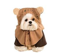 Rubie's Official Star Wars Ewok Pet Dog Costume Small, Neck to Tail 11", Chest 17" Halloween Halloween