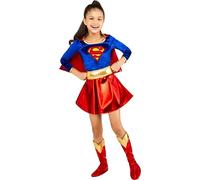 Rubie's Official Supergirl Kids Fancy Dress Girl's Superhero Childrens Costume Outfit - 5- 7 Years