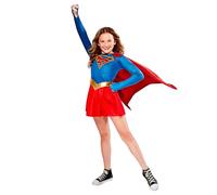 Super Girl Kids Costume Superhero Girls Fancy Dress DC Hero Superman Fancy Dress