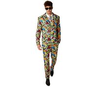 Rubie's Official The Beano Dennis The Menace, Mens Icon Suit, Loud Crazy Cartoon Suit