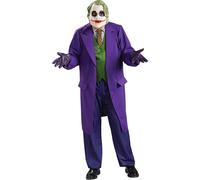 Mens Deluxe Batman The Joker Fancy Dress Costume Standard Size