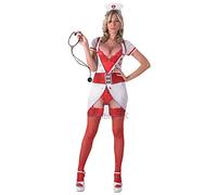 Rubie's Official Unisex Real Appeal Naughty Nurse - Adult Costume Stag Hen Night Saucy Fun Sexy - Small Halloween Halloween